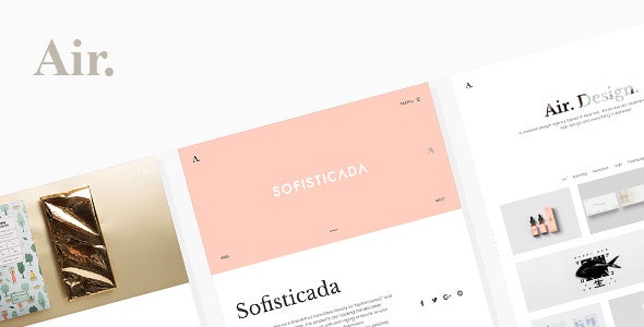 Air Lightweight Portfolio Website Template